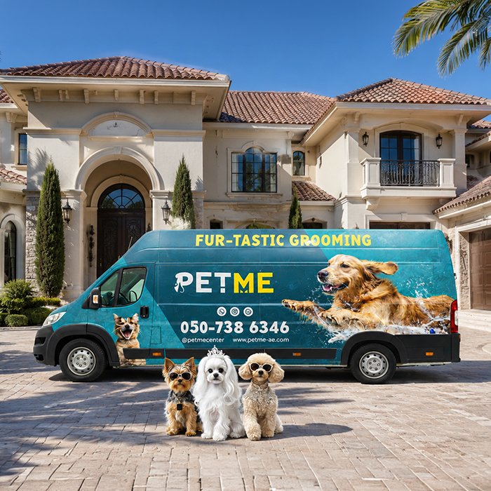PETME mobile grooming van comes to your door